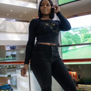 Muse Crop Long Sleeve Shirt - Image 5