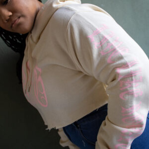 Royal Reverie Crop Hoodie - Image 6