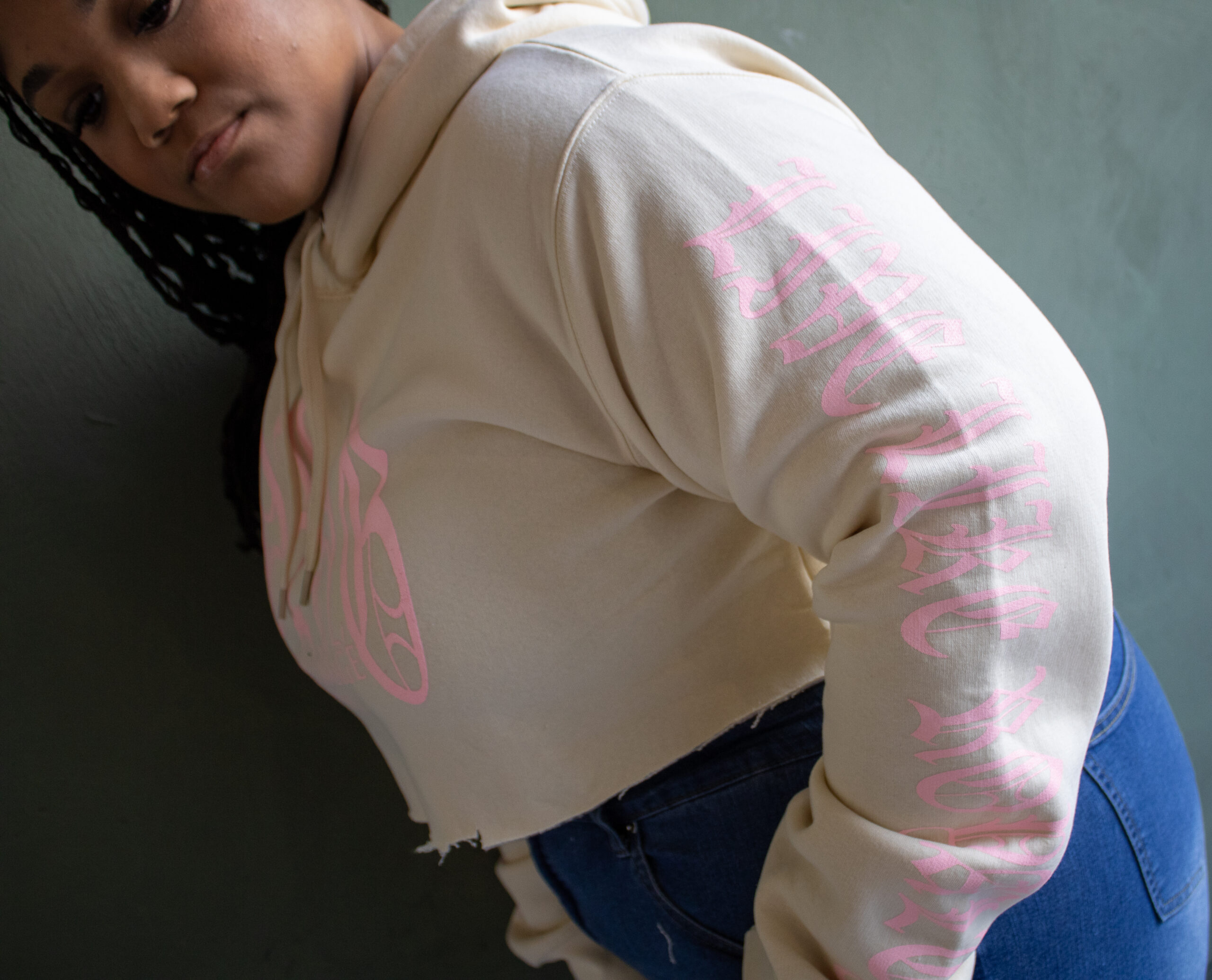 Royal Reverie Crop Hoodie